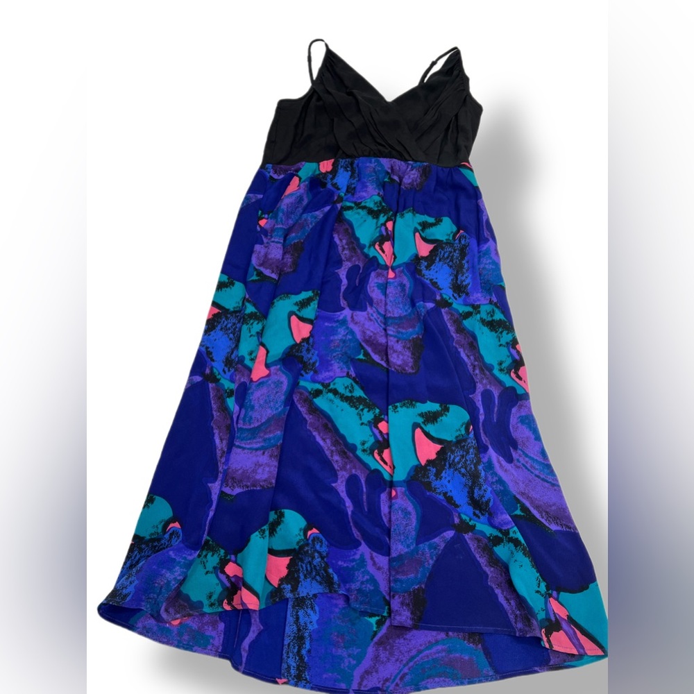 Yumi Kim Black and Blue Dress - Picture 2 of 16